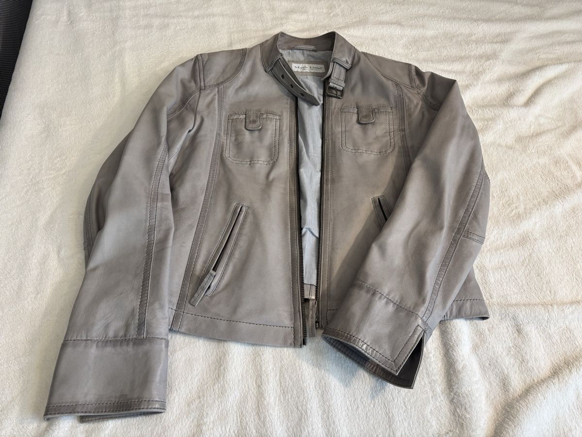Giacche: Grey, soft leather jacket – Usato da Gersau venduto da Hedgie21