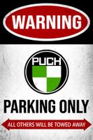 Blechschild Puch Parking Only Mofa Moped Maxi Sport Englisch
