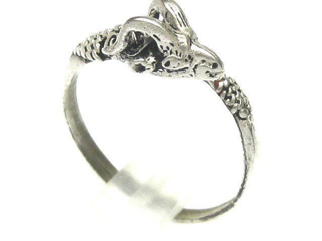 Anelli: Vintage Ring Silber 950 gehörnter Drachen Gr. 55 – Usato da Ermatingen venduto da Decovin