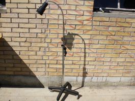 ANTIKE  LAMPE PURTSCHERT LUZERN VINTAGE STEHLEUCHTE RARITÄT