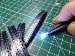 LED SMD 0603, kaltweiss 50Stk