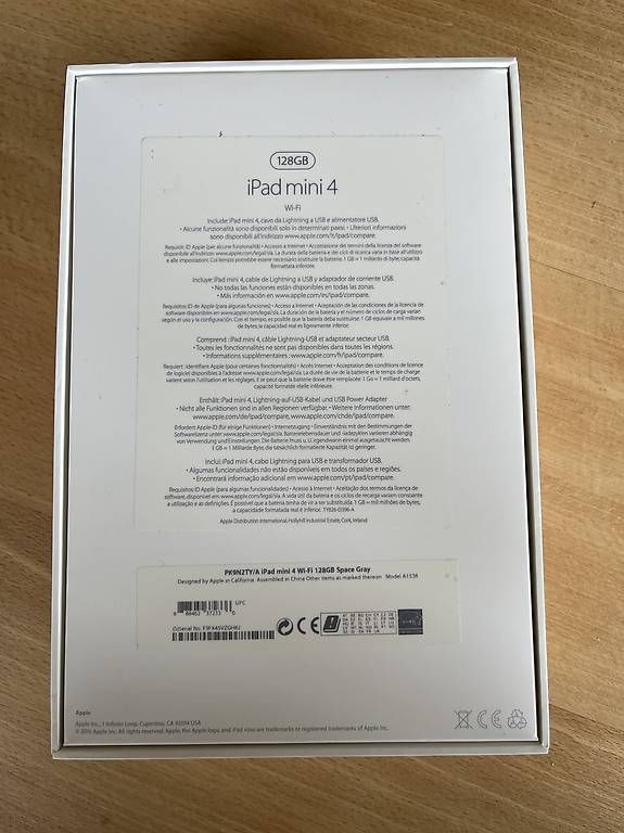 Apple Tablet PC: iPad mini 4th Generation, 128GB, WiFi – Usato da Küsnacht ZH venduto da Birabrot22 1