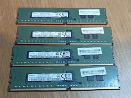 16Gb DDR4 Ram 4 x 4Gb, server ECC 