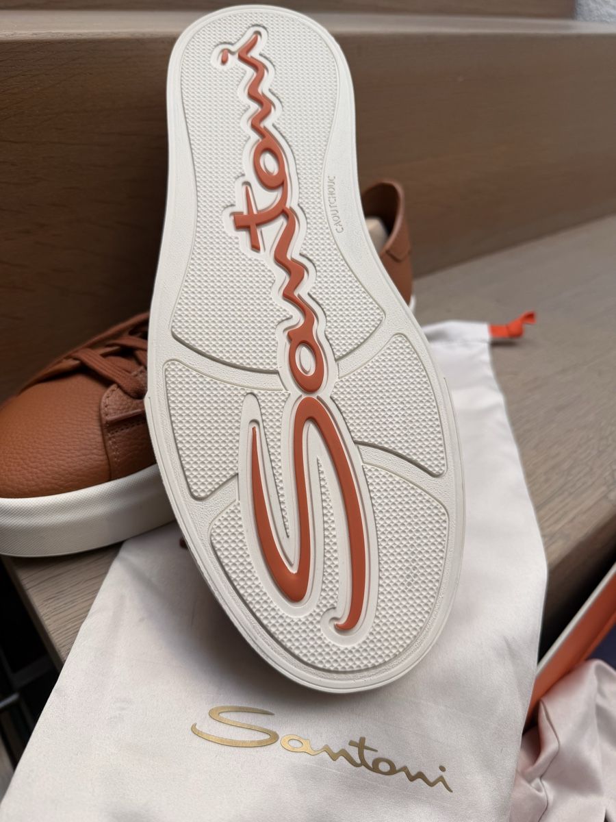 Santoni Scarpe da uomo: Santoni Herren Sneakers Leder – Nuovo e nell'imballaggio originale da Oberwil b. Zug venduto da eli_q5dp 2