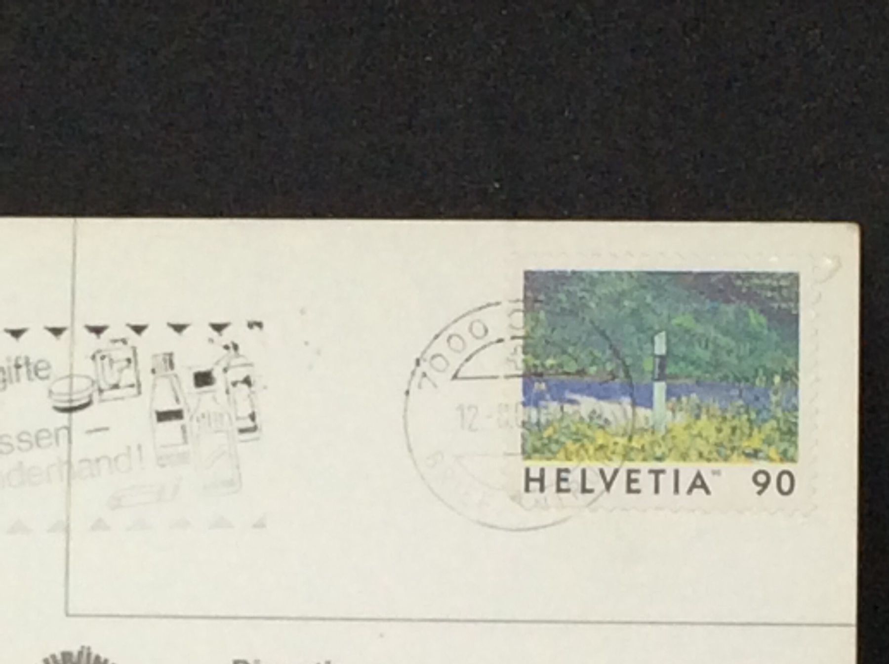 Cartoline postali: Disentis 1140m – Usato da Widnau venduto da Brusi9 1
