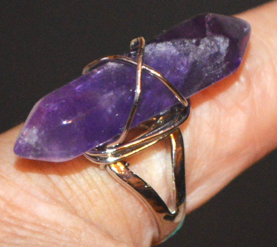 Anelli: Ring D-893 – Amethyst 18mm Innendurchmesser – Nuovo e nell'imballaggio originale da Goldiwil (Thun) venduto da han_v5b7 1