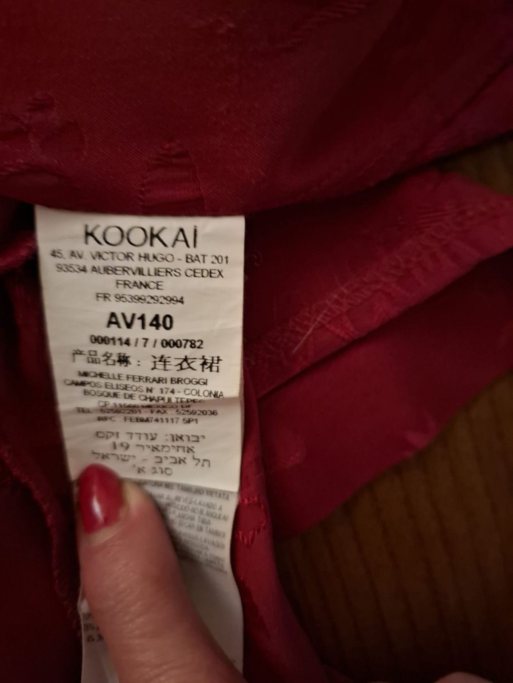 Kookai Kleider: Elegantes rotes Cheongsam Kleid Gr. 36 – Gebraucht aus Volketswil von ald_2x9b 3