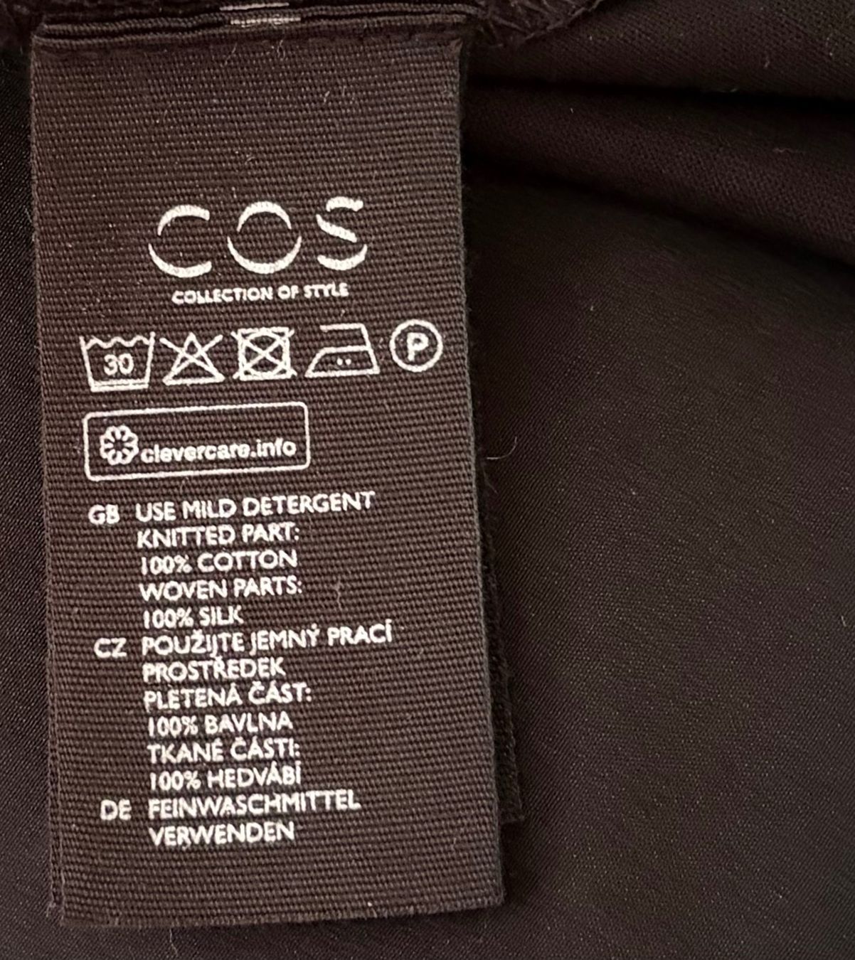 Cos Blusen: COS Oversized Bluse mit Seide Gr.S – Gebraucht aus Unterägeri von Jutka_04 3