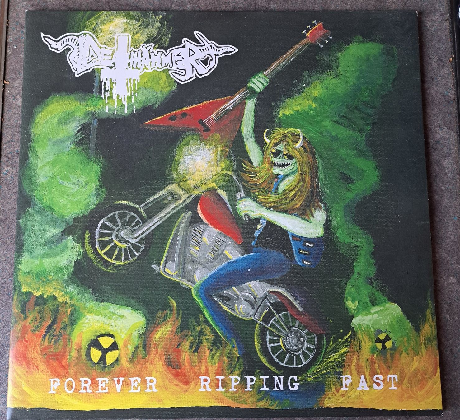 Dischi in vinile: Deathhammer - Forever Ripping Fast ORIGINAL Gatefold LP – Usato da Solothurn venduto da Temple_of_Triton