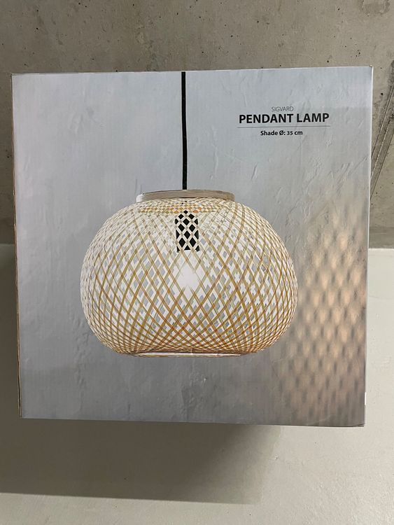 SIGVARD Bambus Lampe Ø35 Jysk Kaufen auf Ricardo