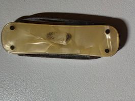 kleines Perlmutt Sackmesser Messer Top Zustand INOX