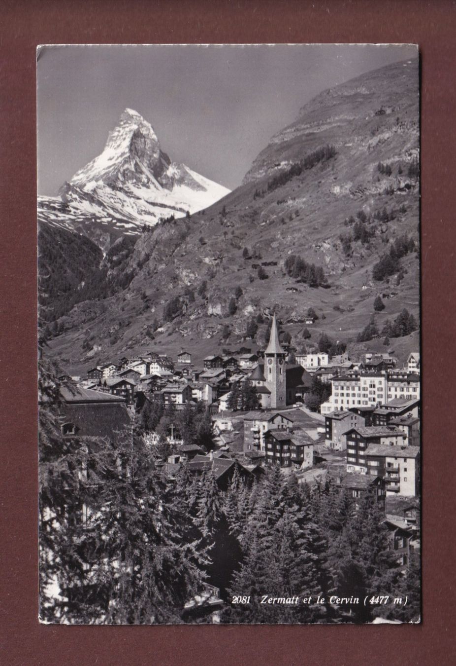 Ansichtskarten: ZERMATT - Cervin - 1964 – Gebraucht aus Pully von nicecards-shop