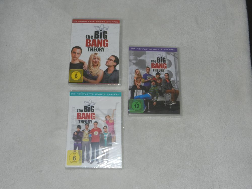 DVD THE BIG BANG THEORY - DIE KOMPLETTEN STAFFELN 1-3 OVP | Kaufen Auf ...