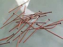 50 Nietstifte     altkupfer   40mm