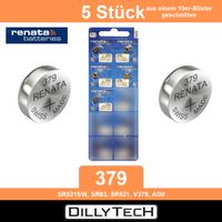 Renata 379 SR521SW Knopfzellenbatterie - 5 Stk.