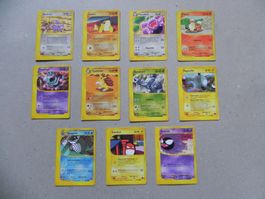 11 Pokémon Sammelkarten Edition Ausgabe 2003 KP Deutsch