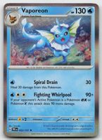 Pokemon Vaporeon Holo 022/131 PRE EN 2025