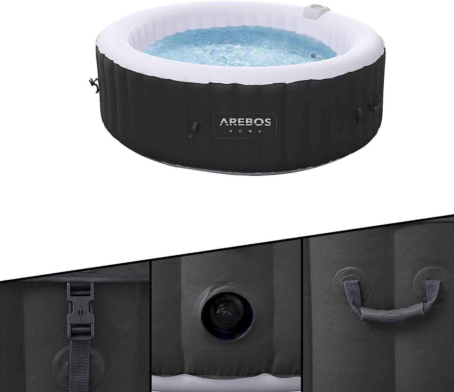 Whirlpool: Aufblasbarer Whirlpool Rome 6 P – Nuovo e nell'imballaggio originale da Bottighofen venduto da zaap 7