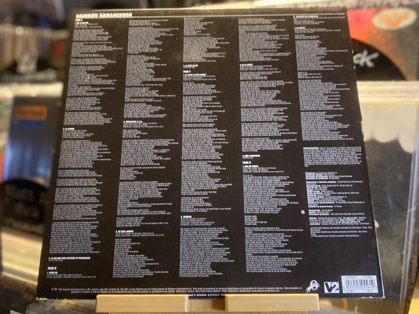 Vinyles: RAINMEN  - ARMAGEDDON...OG FR 1999 VG++/VG DLP – D'occasion à Gals par Diskopatshop 1