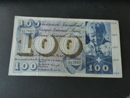 Schweiz 1956, 100 Franken