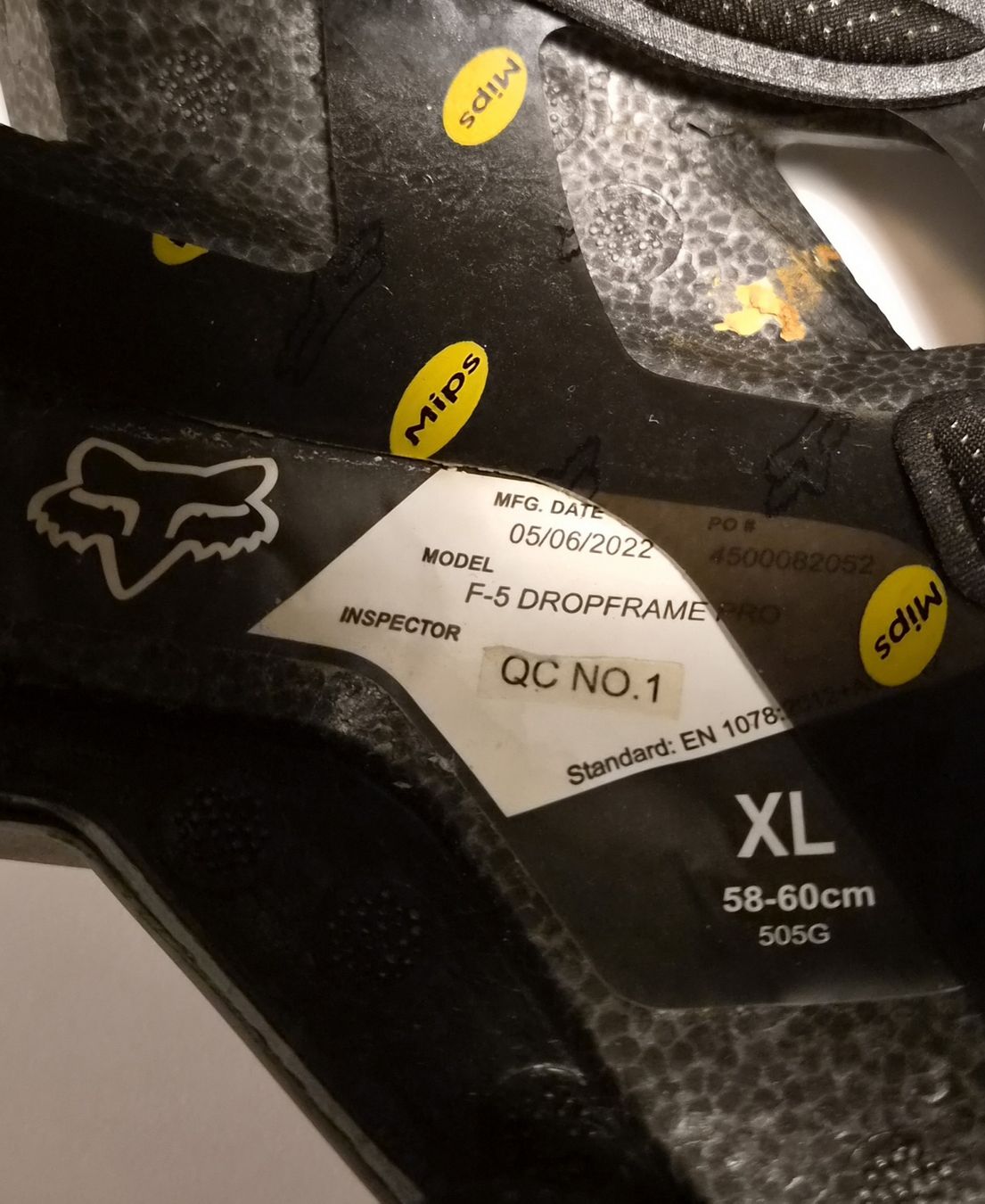 Fox Helme: Casque Vélo Enduro Fox Dropframe XL – Gebraucht aus Tavannes von set_kf2c 4