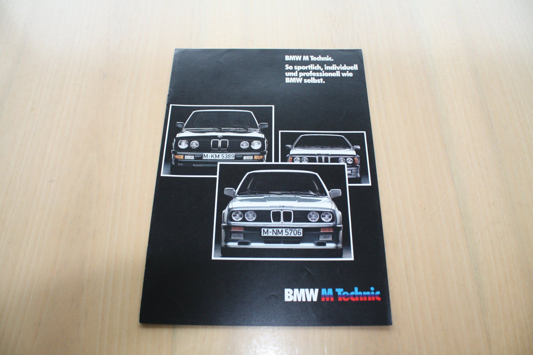 BMW Documenti: BMW M Technik Prospekt Katalog E28 E24 E23  1986 – Usato da Wikon venduto da erwin400
