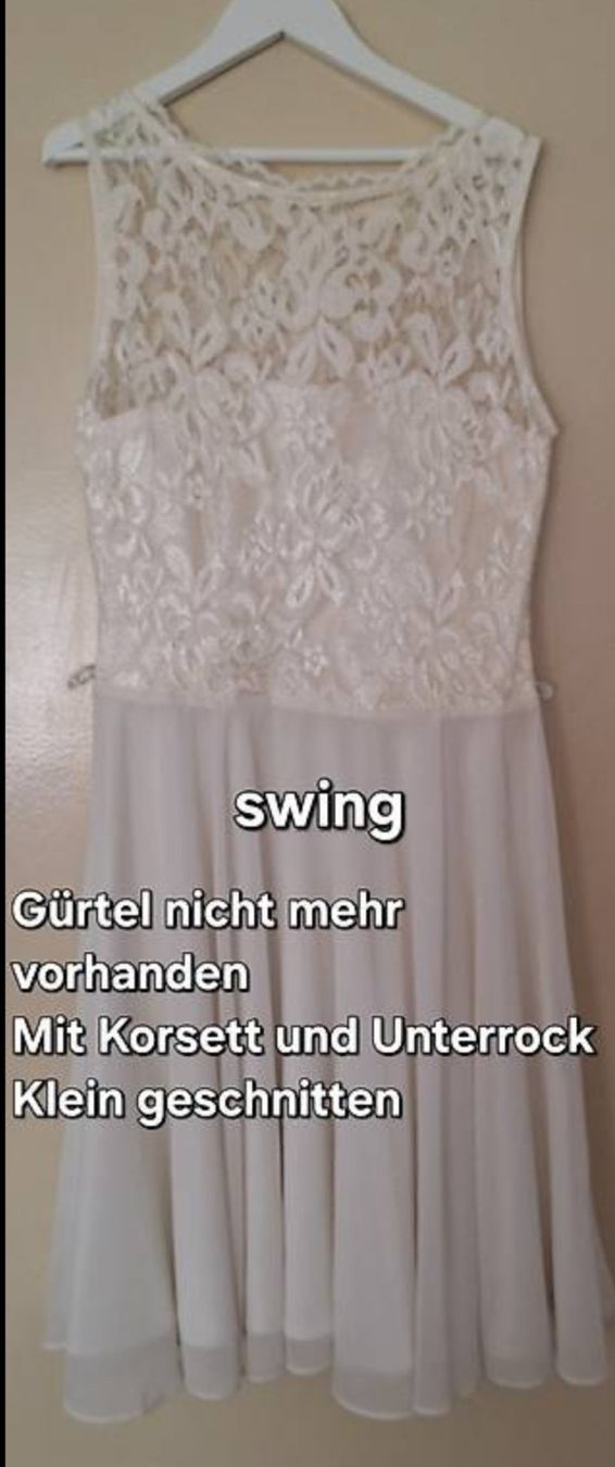 Vestiti: Schönes Kleid mit Spitze, Gr. 38, Swing – Usato da Winterthur venduto da ste_5ncm