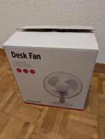 Intertronic Tischventilator weiss 23 cm neu in OVP