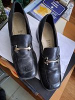 Schuhe Leder Damen schwarz Grösse 39 gebrauchter Zustand