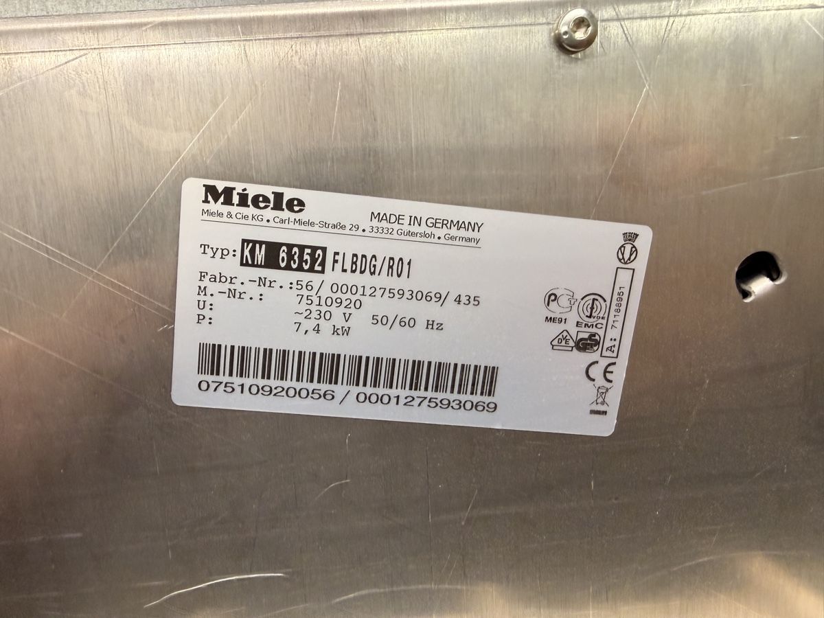 Miele Elettrodomestici da cucina: Miele Inductionskochfeld – Usato da Pfaffhausen venduto da Popular 3