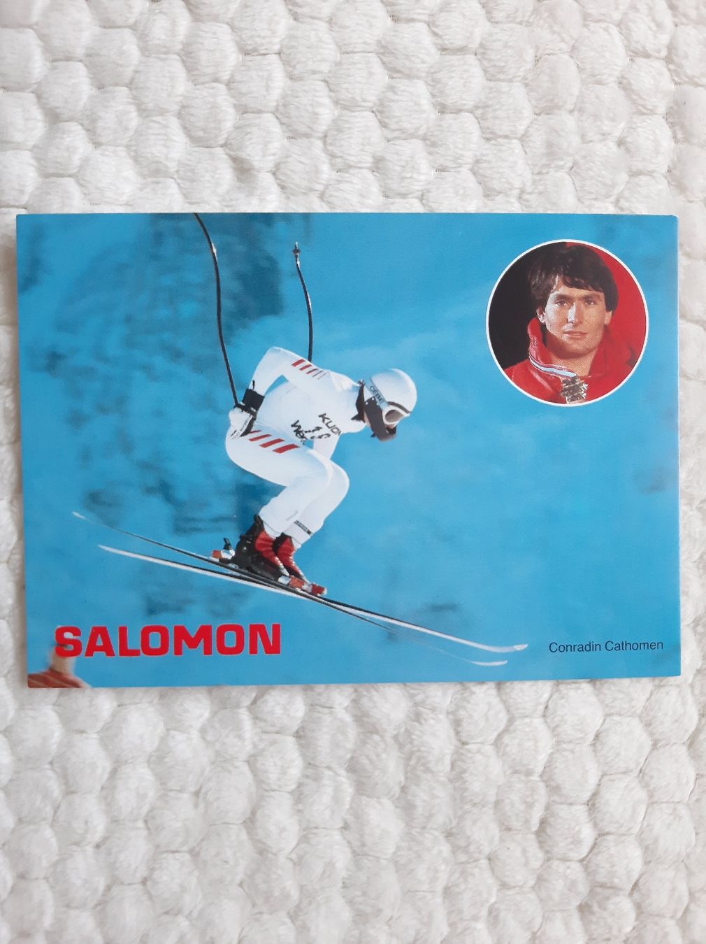 Cartoline postali: 8 Ansichtskarten Schweizer Skistars der 80er – Usato da Wildhaus venduto da Bpurple 1