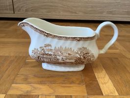 Transferware Saucière England Staffordshire Tonquin by Myott