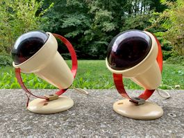 SALE: Paar Charlotte Perriand Infraphil Leuchten vintage