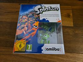 Splatoon Amiibo Wi U + Pre Order T-Shirt NEU