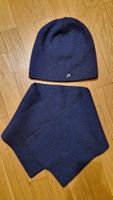 Angora und Woll Mütze und Halstuch Set