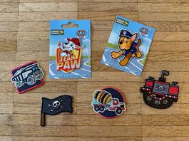 Jeans-Flicken für Kinder  6 Stück  Paw Patrol, Pirat & LKW
