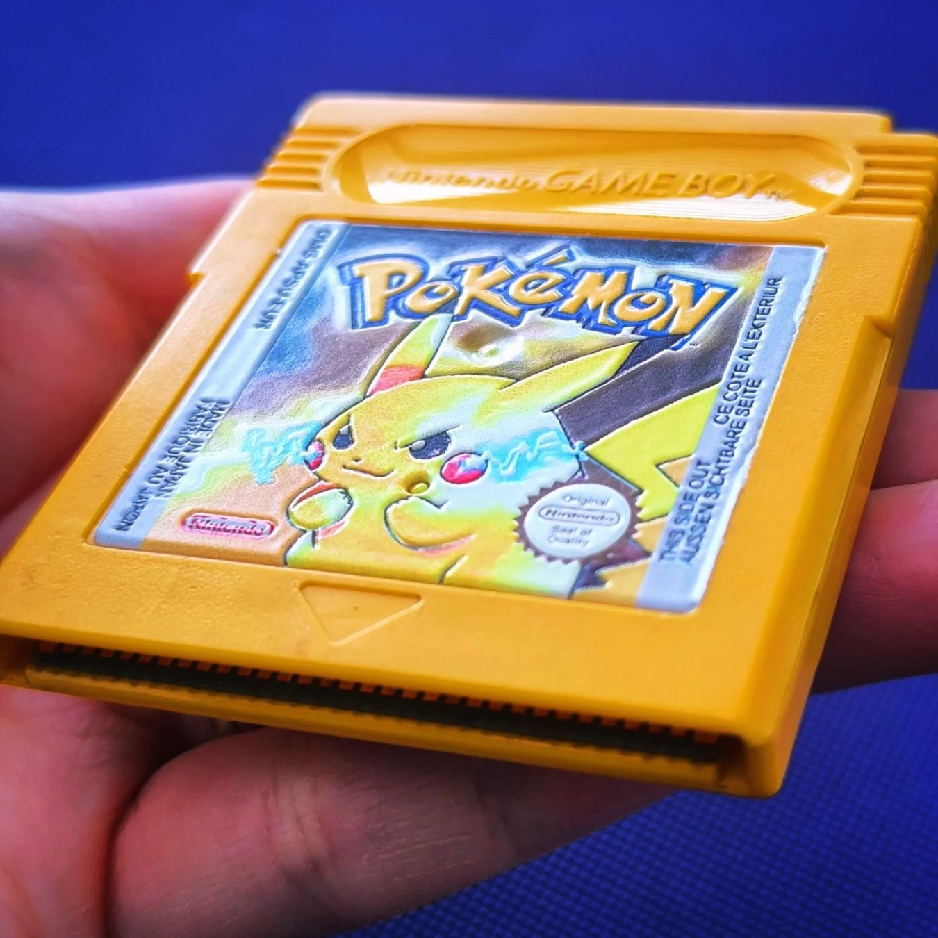 Pokémon Giochi: Pokemon Jaune french Original Cartridge, UV Printed 3D Label – Usato da Schüpfen venduto da RetroSteelix 1