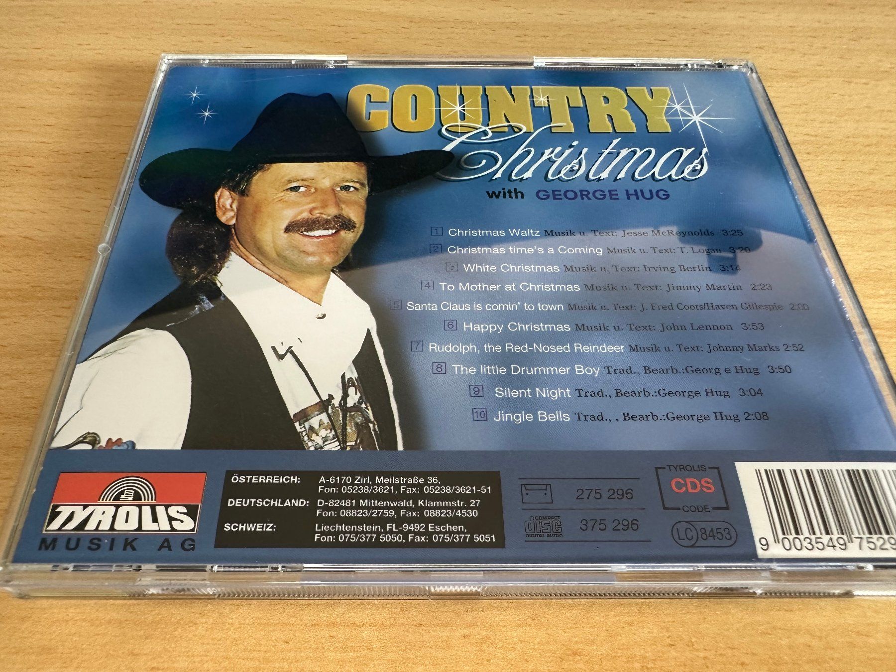 CD: George Hug - Country Christmas – Usato da Rikon im Tösstal venduto da Alpenmutz 1