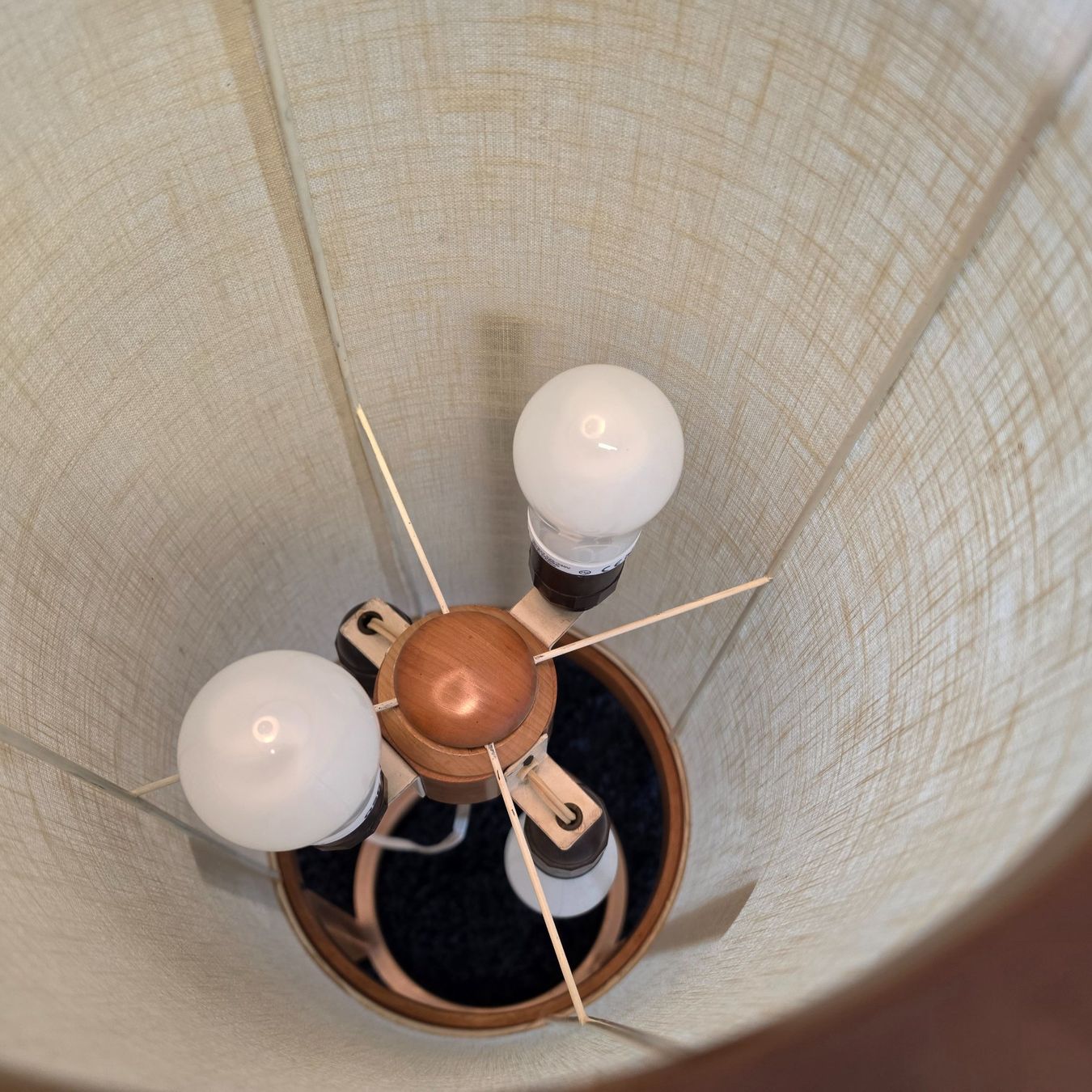 Lampade: Vintage Floor Lamp Holzdesign einzel Schaltbare Stehleuchte – Usato da Nottwil venduto da Wondewa-Shop 4