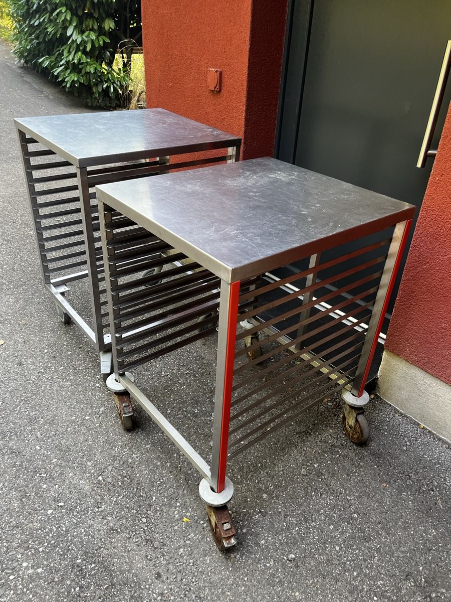 Cucine complete: 2 x 2/1 Regalwagen mit je 12 Einschüben  – Usato da Dittingen venduto da Cervolino77 6