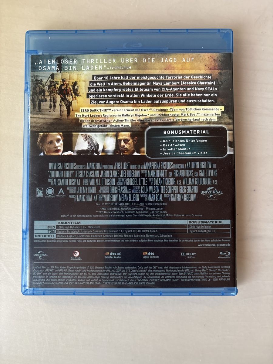 Alle DVDs: Zero Dark Thirty - Blu-ray, Top Zustand, Action pur! – Neu (gemäss Beschreibung) aus Ruswil von Slivio_ 1