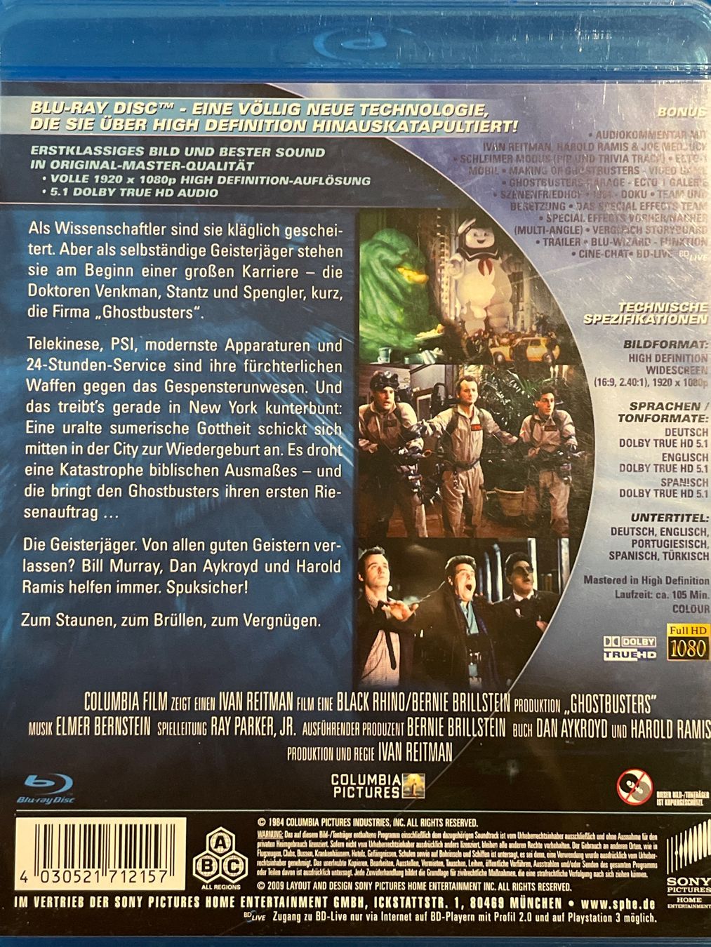 Tutti i DVDs: Ghostbusters  (1984) – Nuovo (secondo la descrizione) da Waldenburg venduto da Gonzo8 1