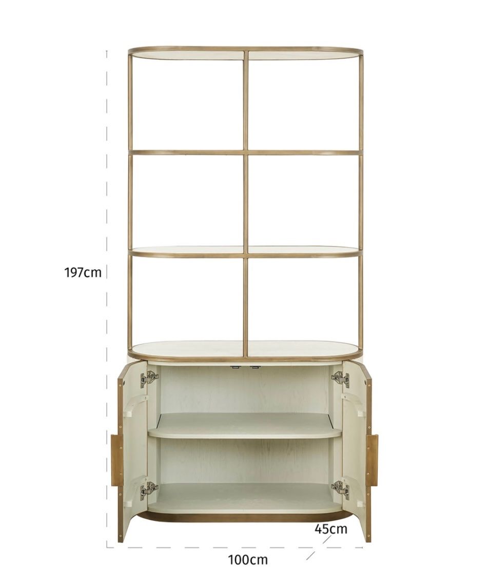 Armadi: RICHMOND INTERIORS***Display cabinet Tivoli white – Nuovo e nell'imballaggio originale da Ruswil venduto da Miami-2026 3