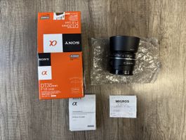 Sony DT 35mm F1.8 SAM Objektiv
