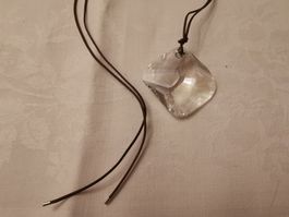Swarovski Anhänger Crystall an gewachstem Cotton Cord