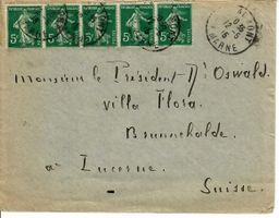 Brief, Frankreich  1915
