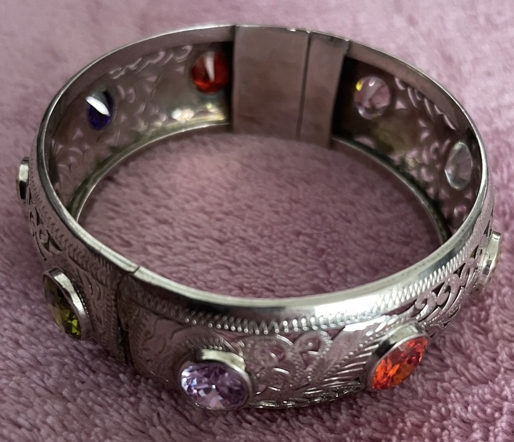 Bracciali & Braccialetti: 💖Wunderschöne breite Armspange💖 – Usato da Röschenz venduto da Kikis-Brocki 3