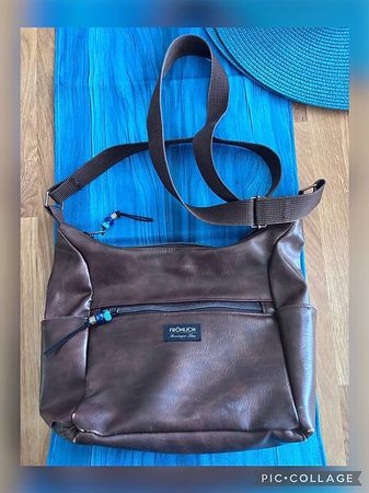 Kunstledertasche in wunderschönen braun