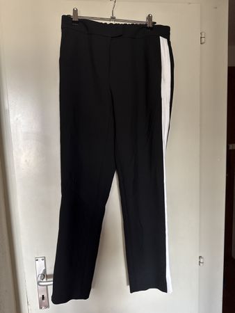 Pantalon Gerard Darel noir et blanc - Taille 40 - Été!