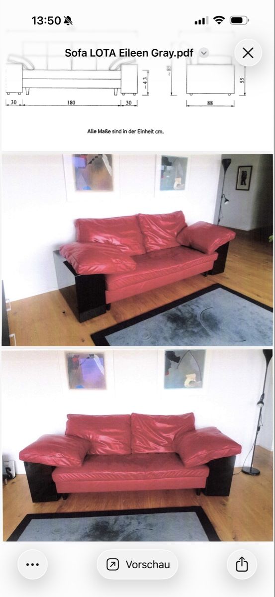 Divani: Designersofa Lota von Eileen Gray – Usato da Gais venduto da liv_h8cz